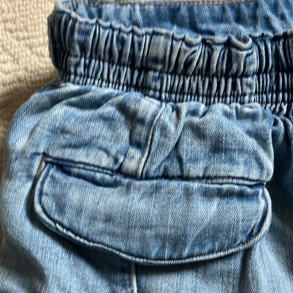 We the Free glitch drop pull on belted jogger boho faded jeans Free People - Picture 7 of 13